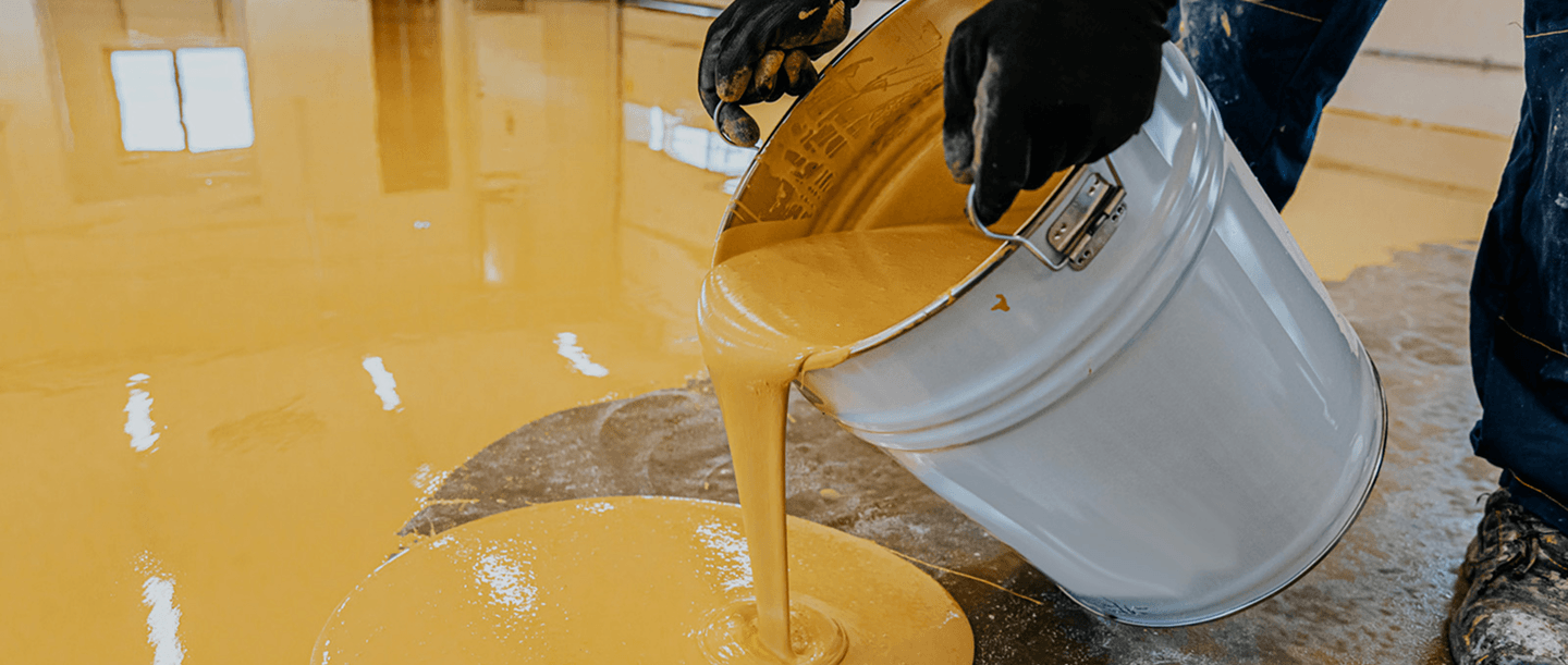 Epoxy flooring background